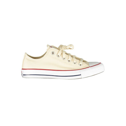 Alt Tag: Converse Beige Cotton Women Sneaker with iconic logo, featuring beige tones and stylish design, perfect for trendy wear.