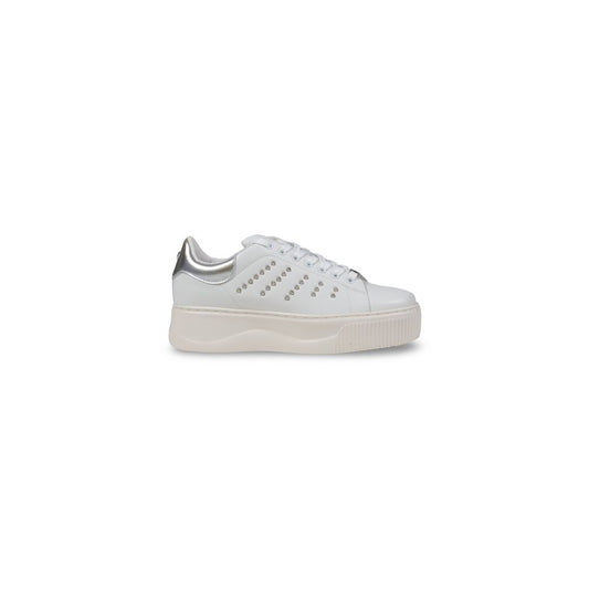 Cult White Leather Low Top Sneakers