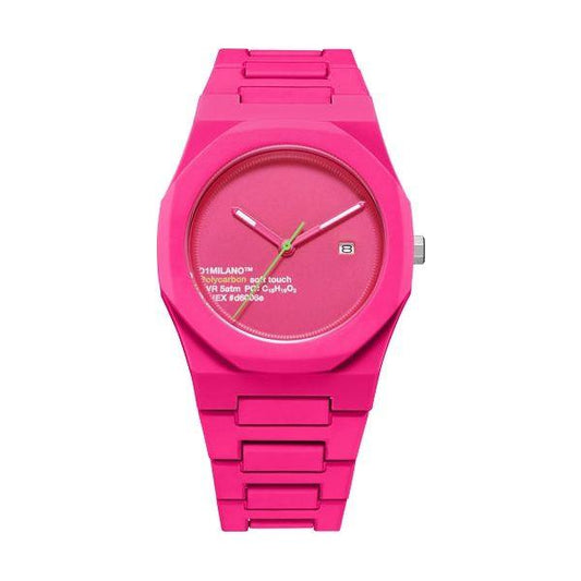 D1 MILANO Mod. POLYCARBON HOT PINK WATCHES