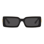 DOLCE & GABBANA MOD. DG 4416 acetate sunglasses for ladies in a sleek black rectangular design.