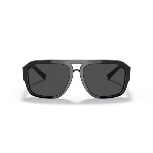 DOLCE & GABBANA MOD. DG 4403 sunglasses for gent in black acetate material, front view.