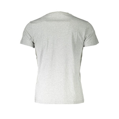 Back view of Diesel Brown Cotton Men T-Shirt showcasing its smooth cotton texture and casual comfort.