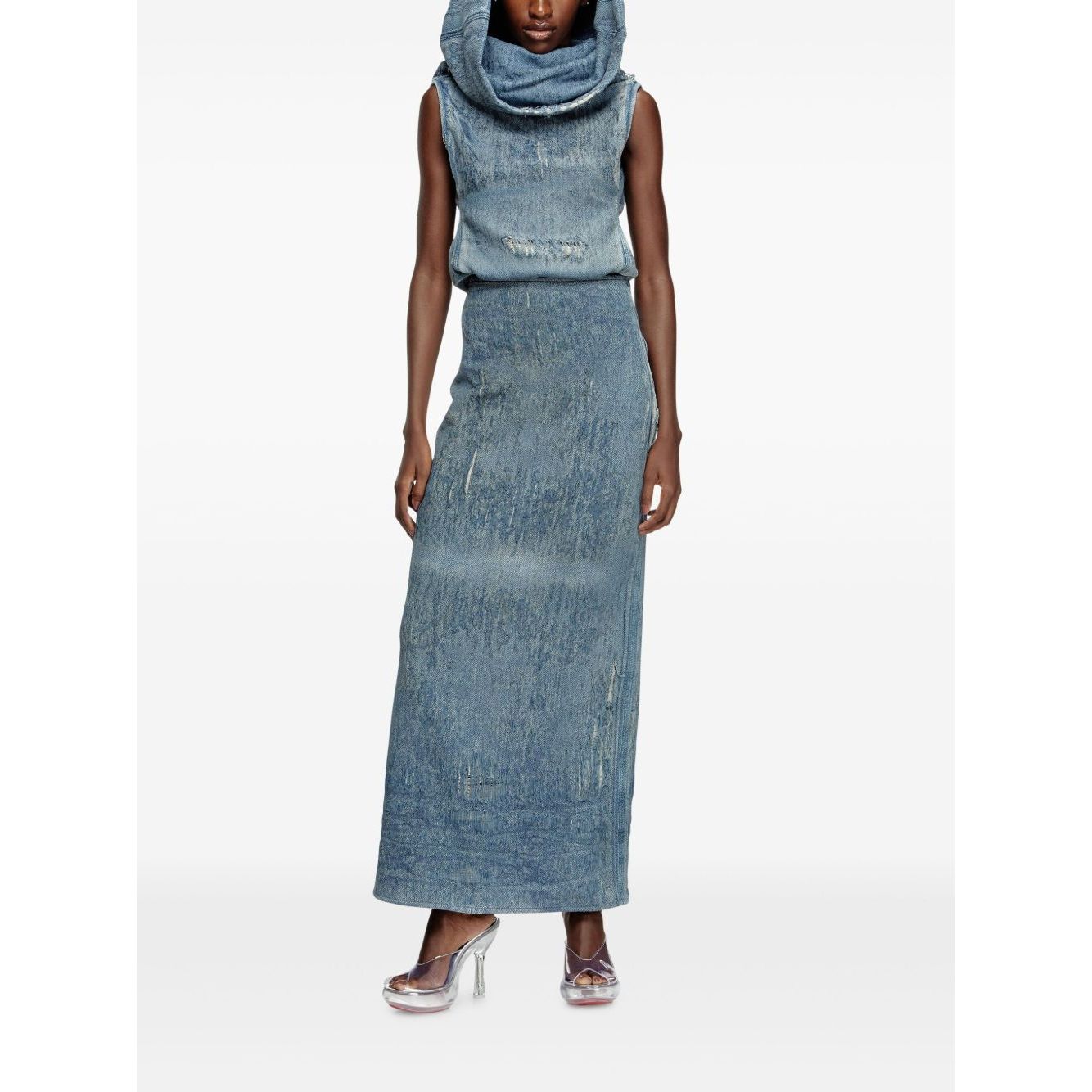 Diesel Skirts Clear Blue