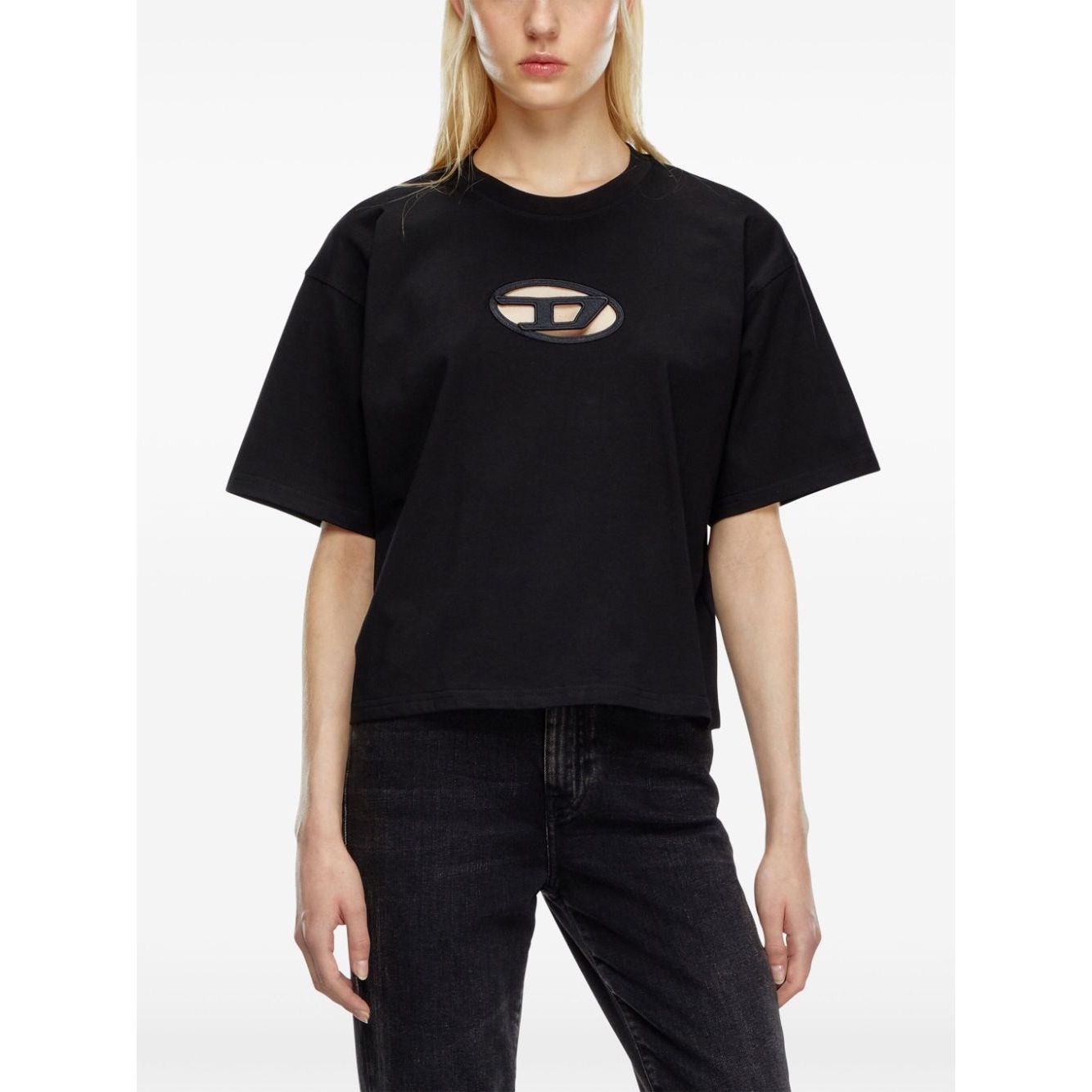 Diesel T-shirts and Polos Black