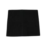 Dolce & Gabbana Black Cashmere DG Logo Square Handkerchief Scarf in black, 100% cashmere, 20cm x 20cm, luxury Italian accessory.