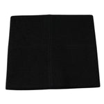 Dolce & Gabbana Black Cashmere DG Logo Square Handkerchief Scarf in 100% cashmere, size 20cm x 20cm, made in Italy.