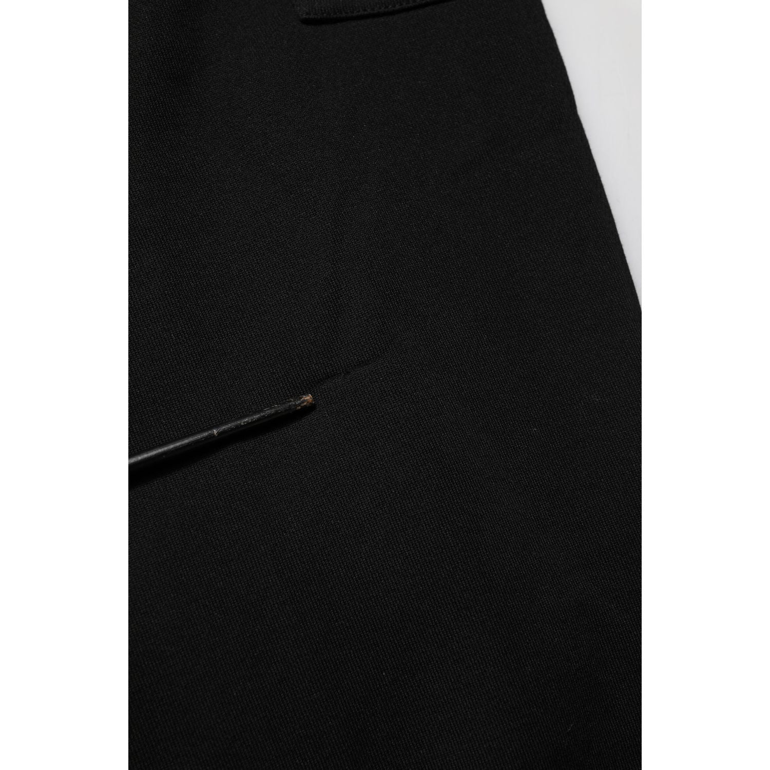 Dolce & Gabbana Black Cotton Blend Cargo Joggers Drawstring Pants