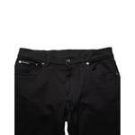 Dolce & Gabbana Black Cotton Blend Skinny Men Trouser Pants featuring tailored fit and modern silhouette.