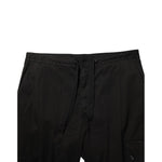 Dolce & Gabbana Black Cotton Cargo Jogger Sweatpants Pants with elastic waistband and multiple cargo pockets for a modern athleisure look.