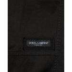Dolce & Gabbana Black Cotton Cargo Jogger Sweatpants Pants with logo detail, showcasing premium fabric quality and luxury design.