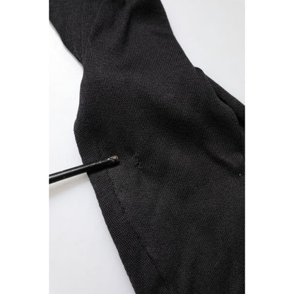 Dolce & Gabbana Black Cotton DG Logo Men Sweatshirt Sweater