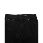 Dolce & Gabbana Black Cotton Regular Denim Men Trouser Jeans featuring classic five-pocket design and subtle stitching details.