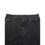 Dolce & Gabbana Black Denim Wide Leg Relaxed Fit Pants Jeans, featuring a classic five-pocket style in 100% cotton.