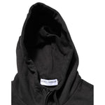 Dolce & Gabbana Black Logo FullZip Hooded Sweatshirt Sweater in black, featuring high-quality cotton material and an iconic logo.