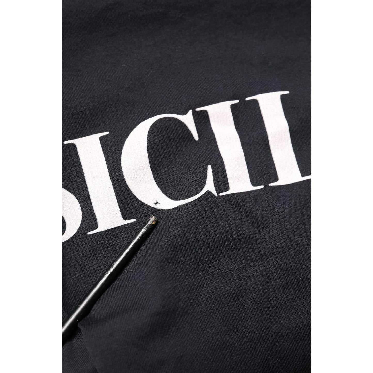 Dolce & Gabbana Black Sicilia Crew Neck Short Sleeve T-shirt