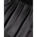 Dolce & Gabbana Black Silk Blend Lace Trim Sleeveless Mini Dress