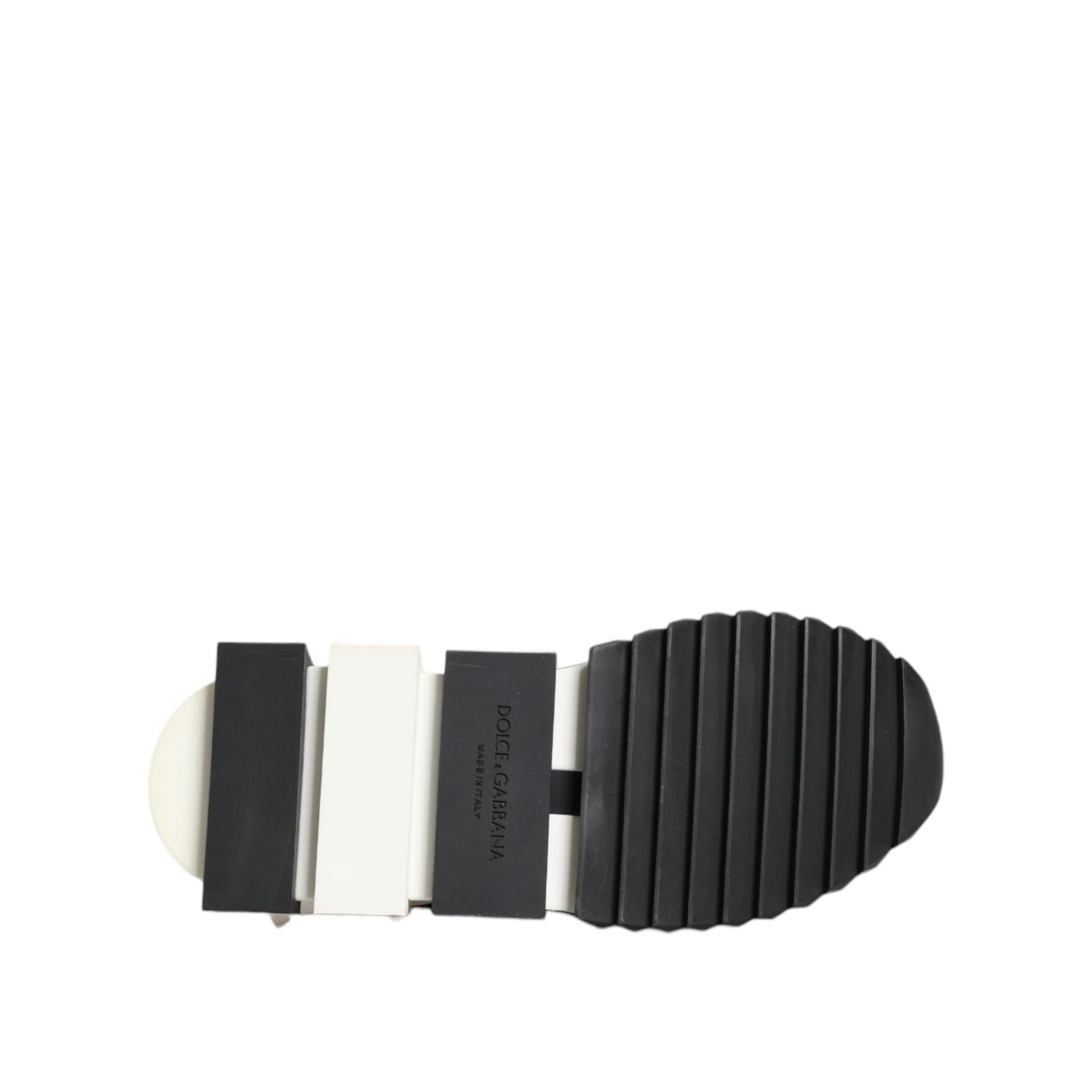 Dolce & Gabbana Black White Sorrento Low Top Sneakers Shoes