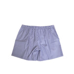 Dolce & Gabbana Blue White Cotton Striped Button Fly Shorts Swimwear, elastic waistband, classic design