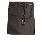 Dolce & Gabbana Brown Polyester Logo Elastic Waistband Swimwear showcasing elastic waistband and logo detail.