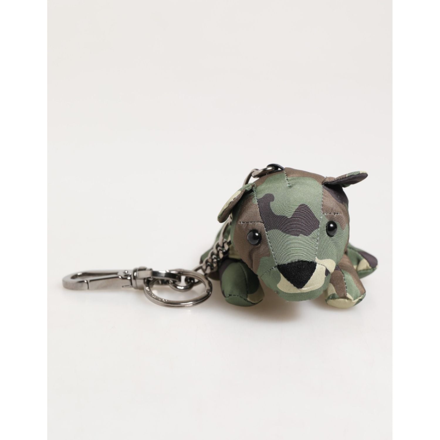 Dolce & Gabbana Camouflage Multicolor Animal Silhouette Keychain Keyring