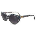 Dolce & Gabbana DG4194 Gray Acetate Logo Plaque Cat Eye Lens Sunglasses for women with UV protection