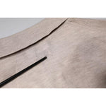 Dolce & Gabbana Beige Cashmere Knit Collared Pullover Sweater TSH87012-48