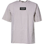 Dolce & Gabbana Beige DG Logo Crew Neck Short Sleeves T-shirt TSH87350-48