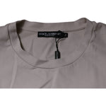 Dolce & Gabbana Beige DG Logo Crew Neck Short Sleeves T-shirt TSH87350-48