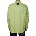 Dolce & Gabbana Green Cotton Collared Men Button Down Shirt Dolce & Gabbana Dark Khaki