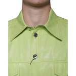 Dolce & Gabbana Green Cotton Collared Men Button Down Shirt Dolce & Gabbana Dark Khaki