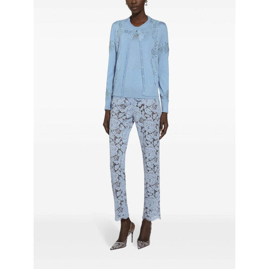 Dolce & Gabbana Embroidered Lace Trousers Trousers