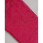 Dolce & Gabbana Fuchsia Nylon Logo Lace Leggings Pants Underwear featuring intricate lace design and vibrant color.