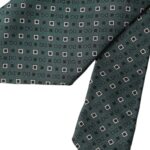 Dolce & Gabbana Green Silk Branded Logo Adjustable Men Tie, luxurious Italian accessory