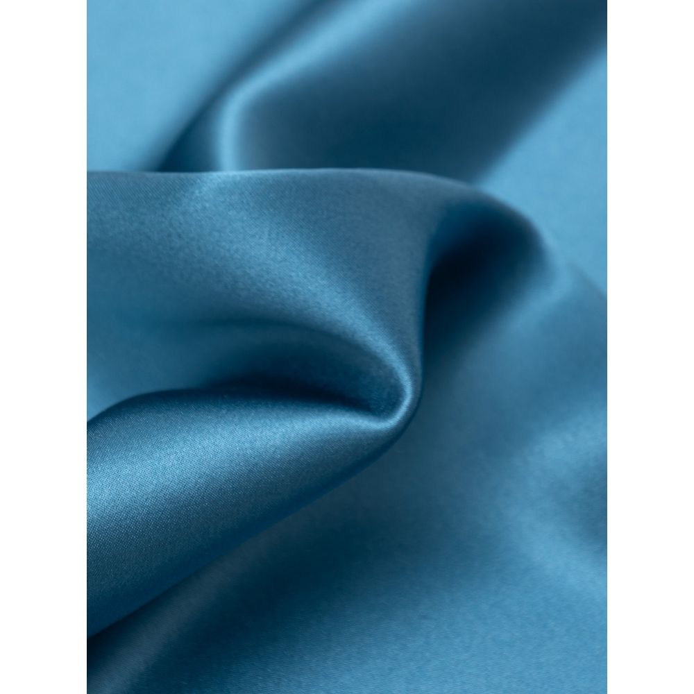 Dolce & Gabbana Light Blue Silk Pocket Square