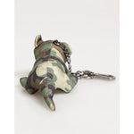 Alt Tag: Dolce & Gabbana Multicolor Camouflage Animal Silhouette Keychain Keyring featuring premium materials and artistic design style.