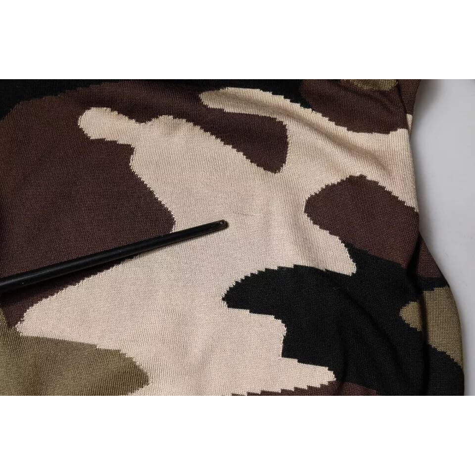 Dolce & Gabbana Multicolor Camouflage Collared Polo T-shirt