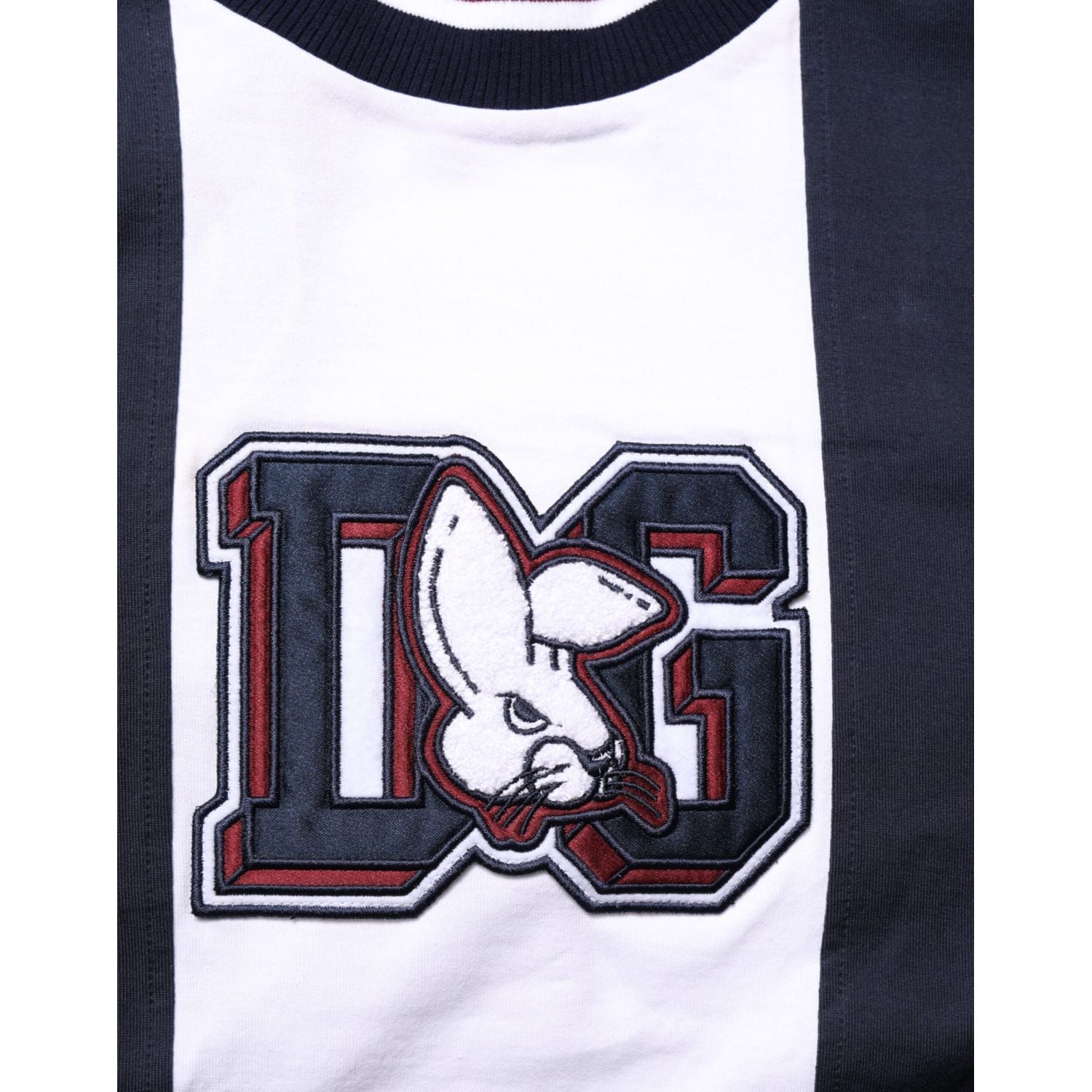 Dolce & Gabbana Multicolor Striped Cotton Men Crew Neck T-shirt