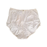 Dolce & Gabbana Off White Silk High Waist Girdle Panty Underwear with vintage style and structured fit.