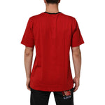 Dolce & Gabbana Red Logo Crown Cotton Short Sleeves T-shirt