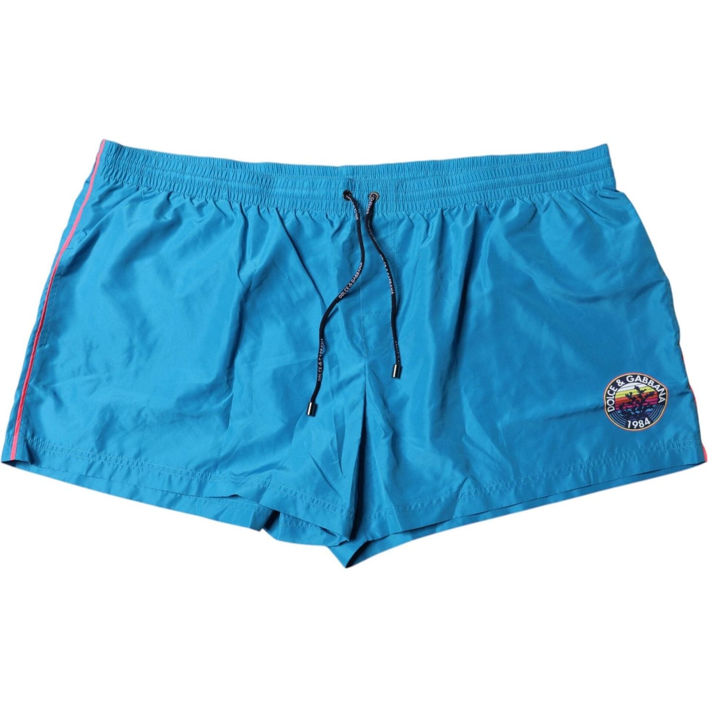 Dolce & Gabbana Turquoise Logo Beachwear Shorts 2Pc Swimwear