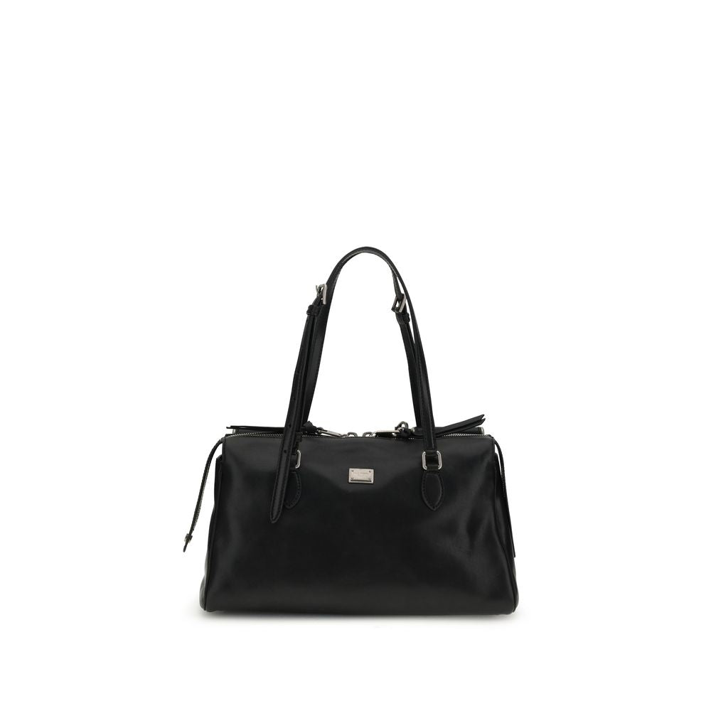 Dolce & Gabbana Vittoria Handbag with leather handles and zipper closure
