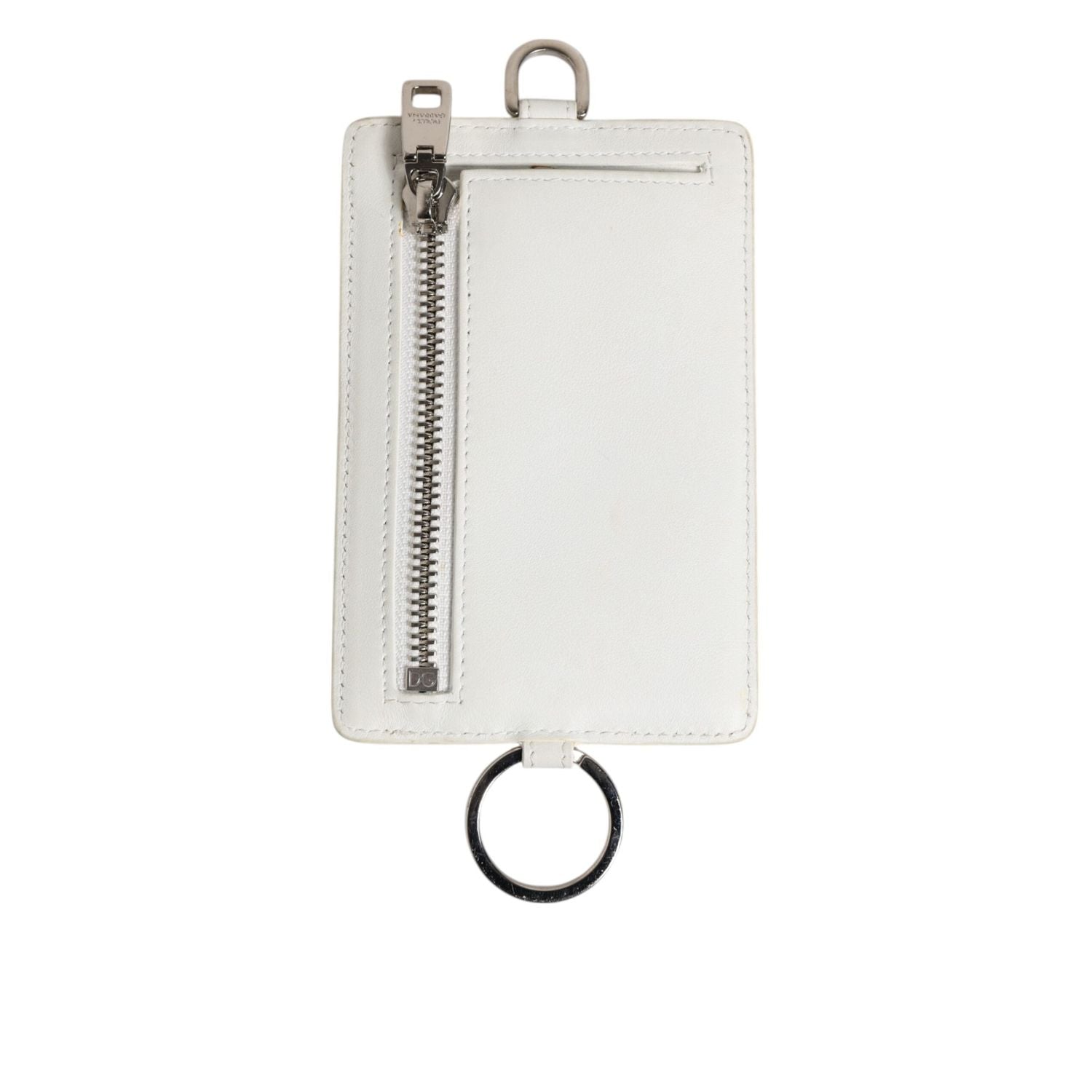Front view with bag zipped and handles upright.