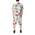 Dolce & Gabbana White Cartoon Print Cotton Men Pajama Set Sleepwear