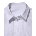 Dolce & Gabbana White Collared Long Sleeves Dress Shirt Top with a structured collar, perfect for formal or professional occasions.