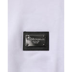 Dolce & Gabbana White Collared Short Sleeves Polo Men T-shirt