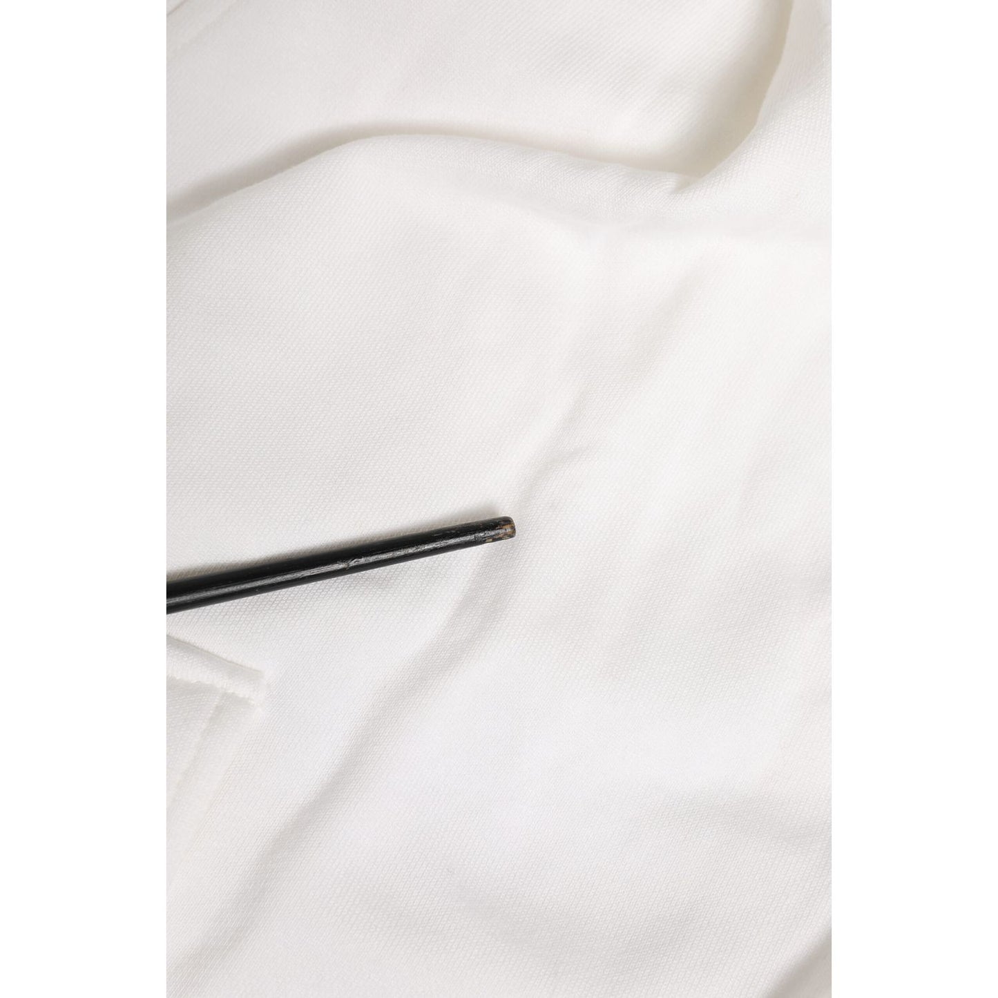 Dolce & Gabbana White Cotton Cargo Bermuda Sweatshorts Shorts