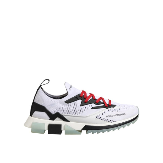 Dolce & Gabbana White SORRENTO Sport Stretch Sneakers Shoes