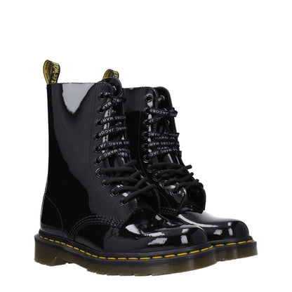 Dr. Martens Black Leather Ankle Boots