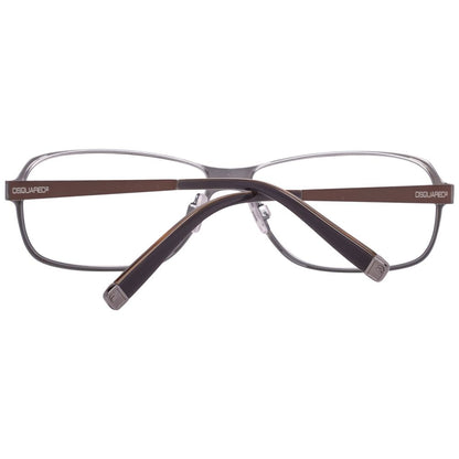 Dsquared² Brown Metal Glasses (Frames)