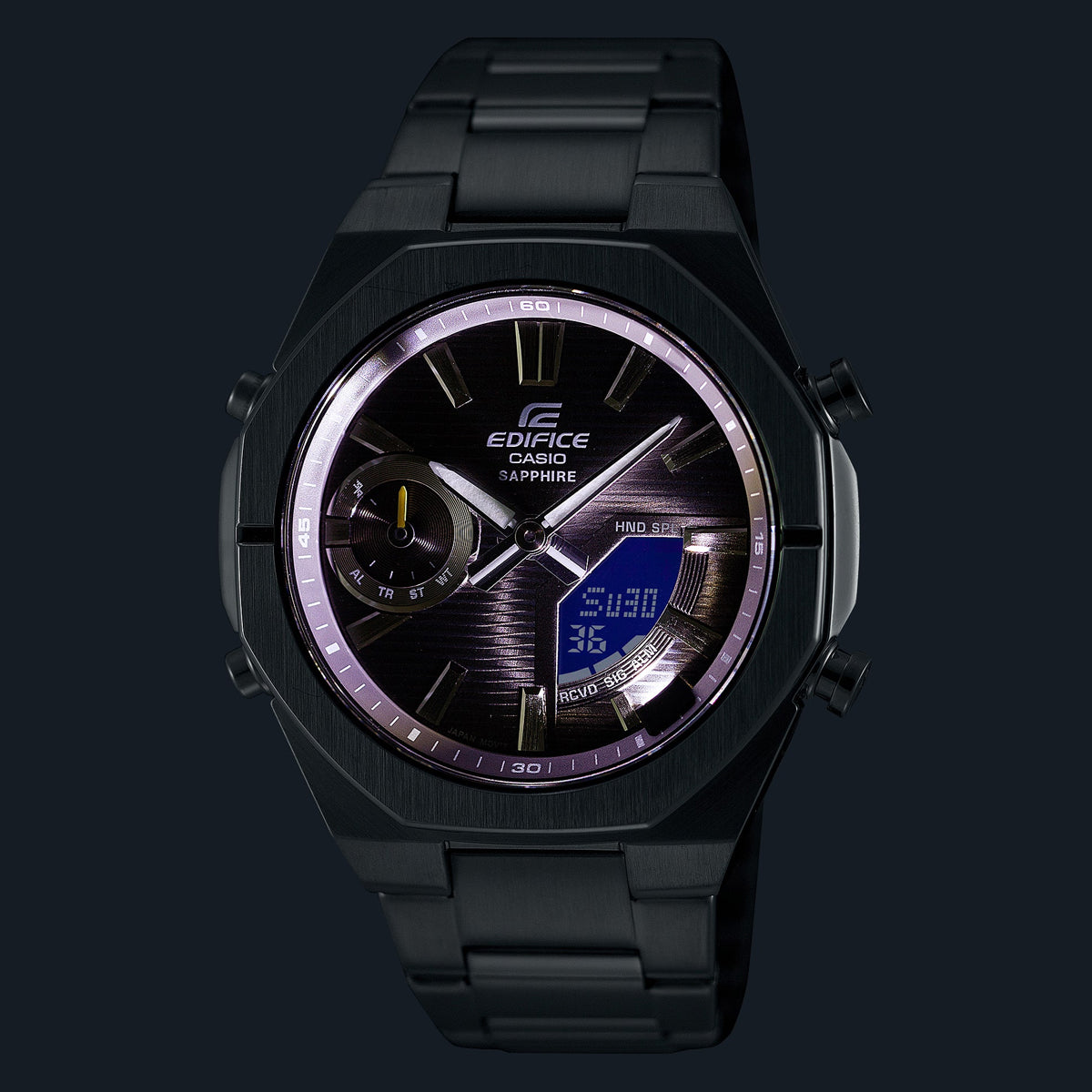 CASIO EDIFICE Mod. COMBI SLIM DESIGN Bluetooth® - BLUE WATCHES